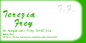 terezia frey business card